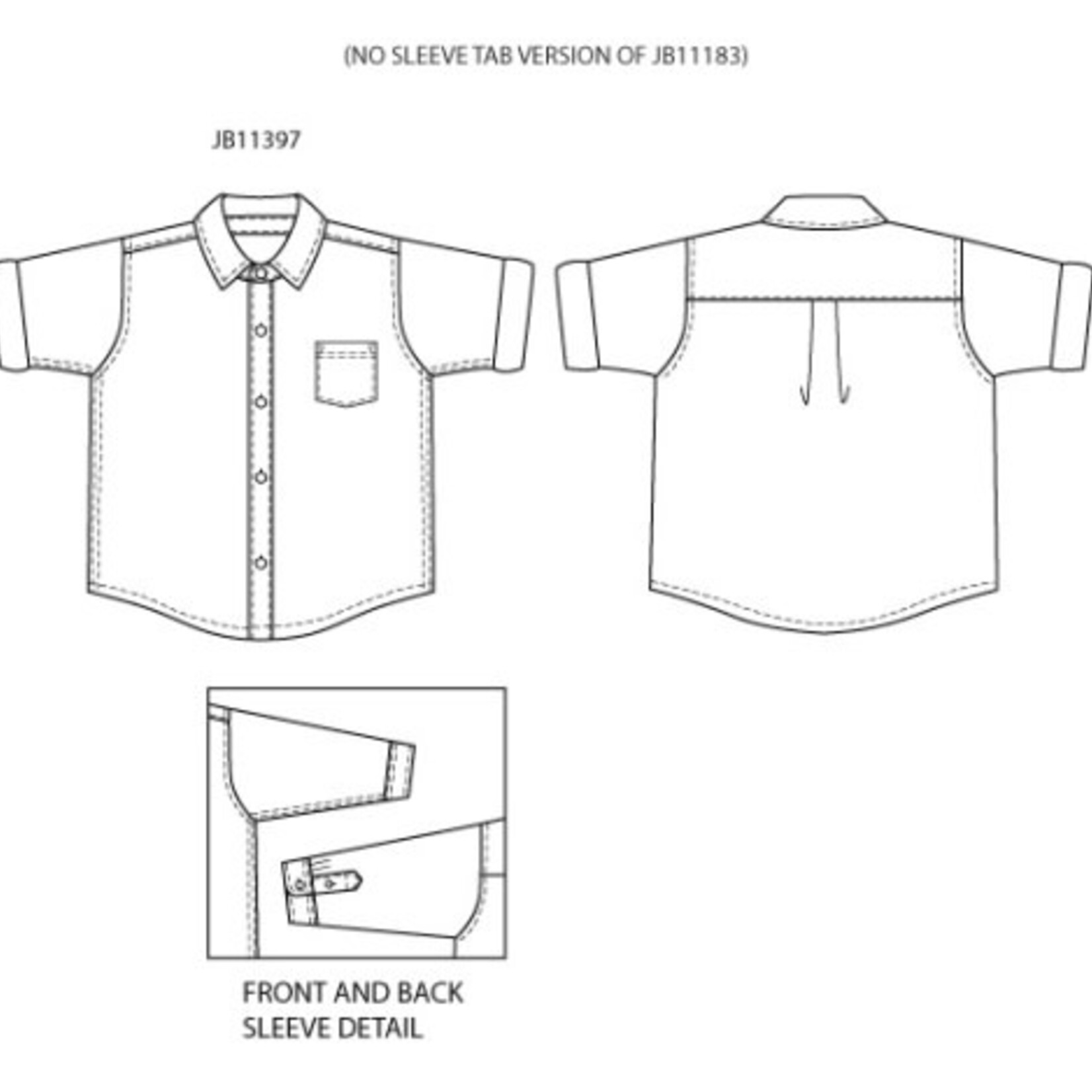 JANIE AND JACK W WHITE LINEN RU SHIRT SB1