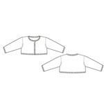 JANIE AND JACK S TR WHT CROPPED LS CARDI E1