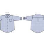 JANIE AND JACK W X BLU TATTERSOL LS TOP ESTR2