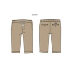 JANIE AND JACK W KHAKI LINEN RU PANT SB1