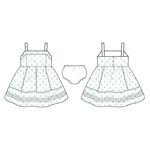 JANIE AND JACK W WHT FLRL OTTOMAN DRESS ESTR 2