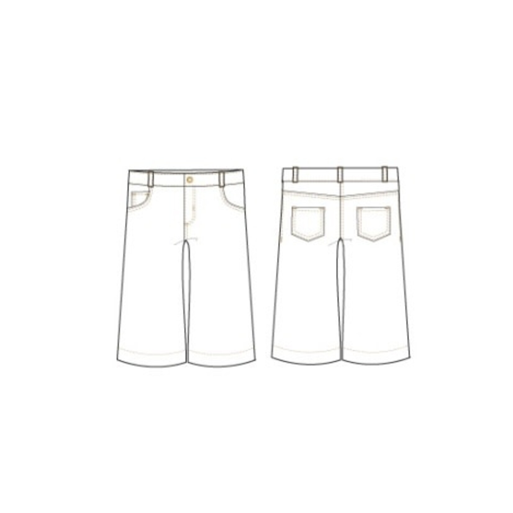 JANIE AND JACK D TR WHT WIDE 5 PKT DENIM SB1