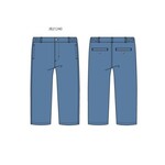 JANIE AND JACK W TR BLU SATEEN PANT ESTR1