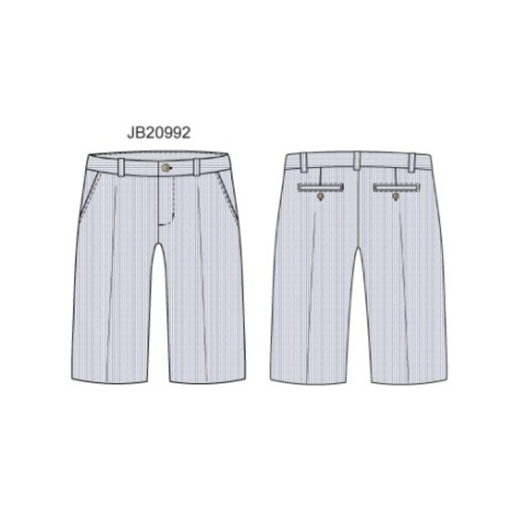 JANIE AND JACK W TR BLU SEERSUCKER TROUSER ESTR1