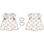 JANIE AND JACK G W PINK FLORAL SS DRESS W1