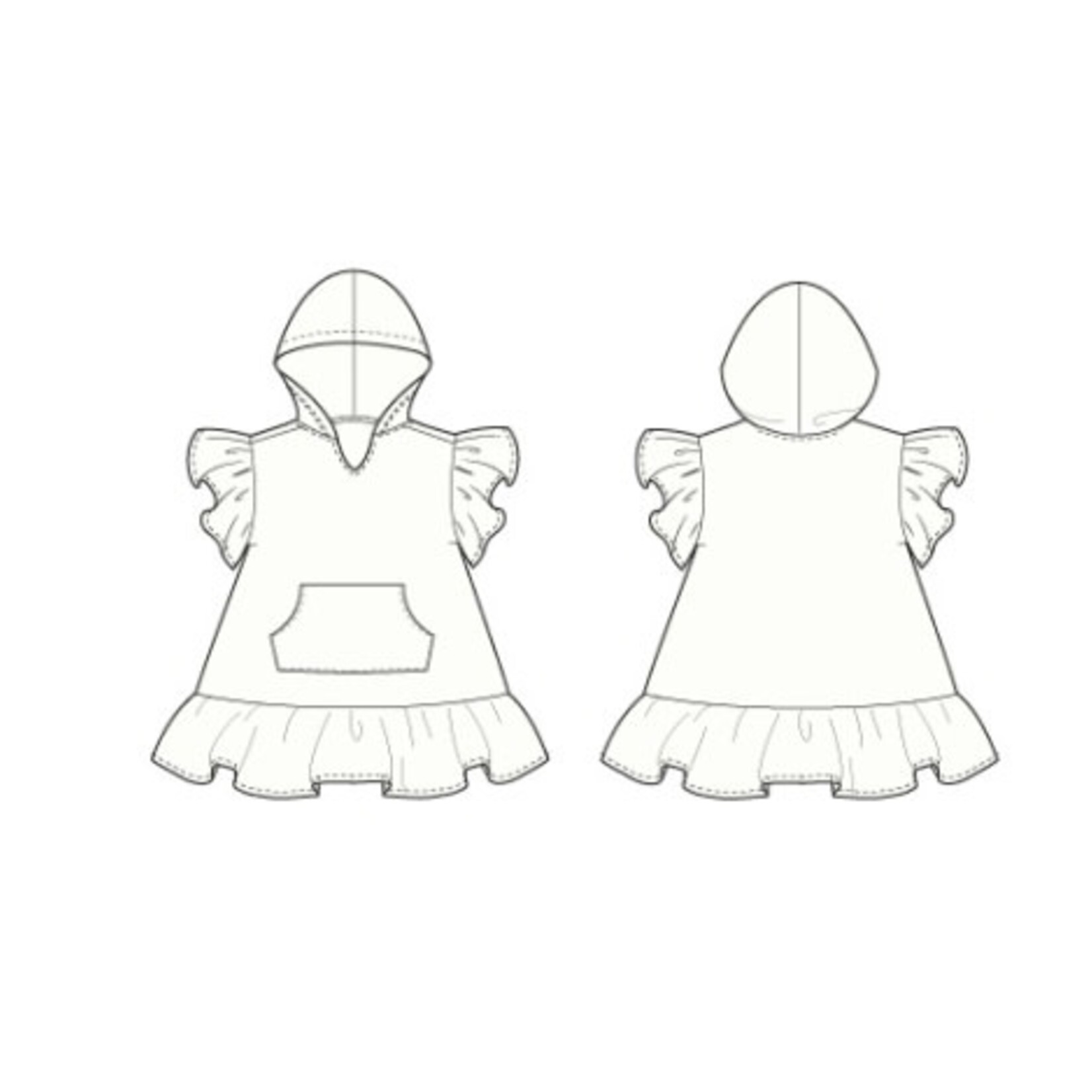 JANIE AND JACK K WHT TERRY HD SWIM COVER SB1