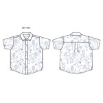 JANIE AND JACK W BLU BUNNY TOILE SS TOP ESTR1