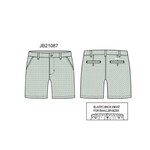 JANIE AND JACK W GRN MICRO GINGHAM FF SHORT ESTR1