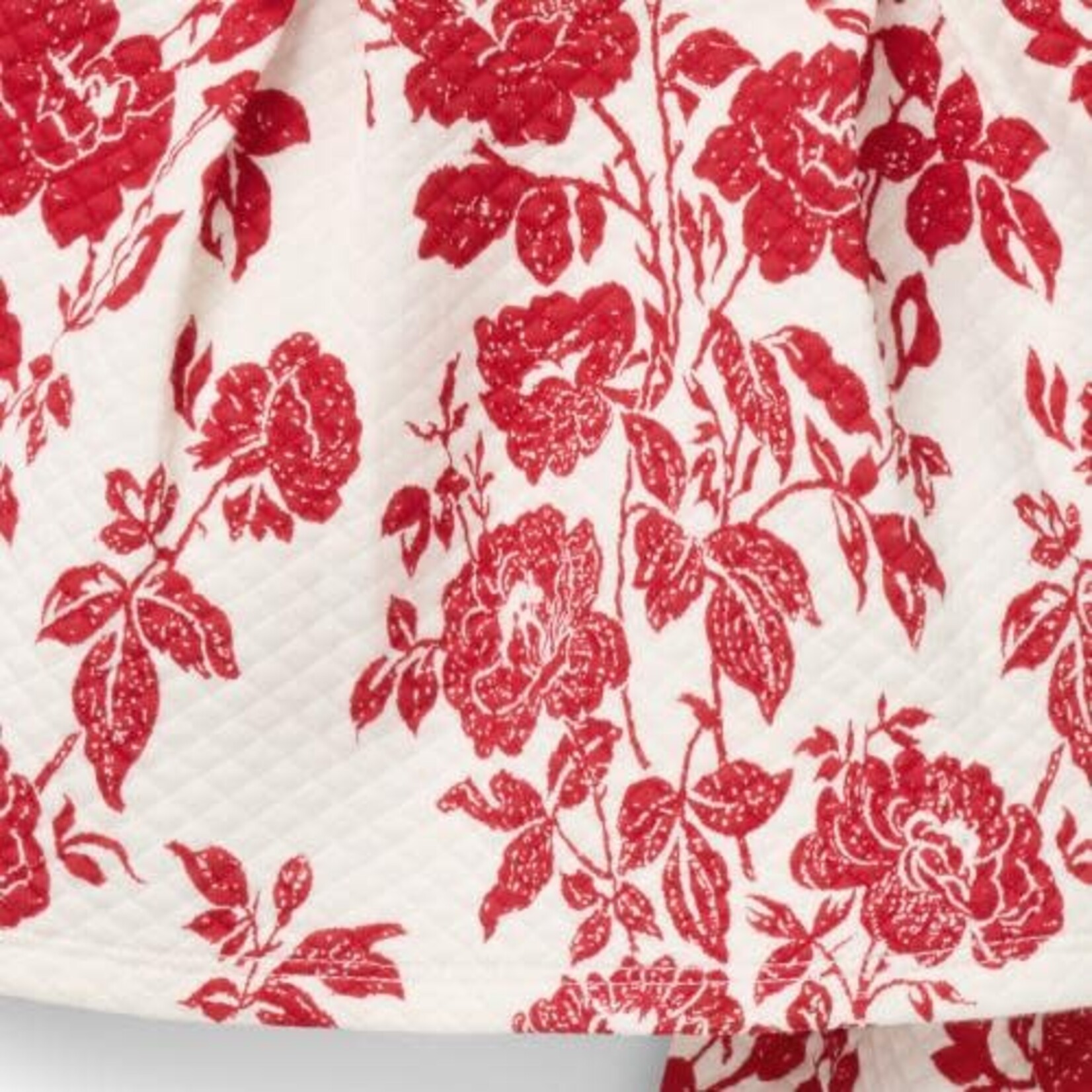 JANIE AND JACK G K RED FLORAL BOW LS SET H1