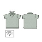 JANIE AND JACK K TR GREEN SS PIQUE POLO ESTR1