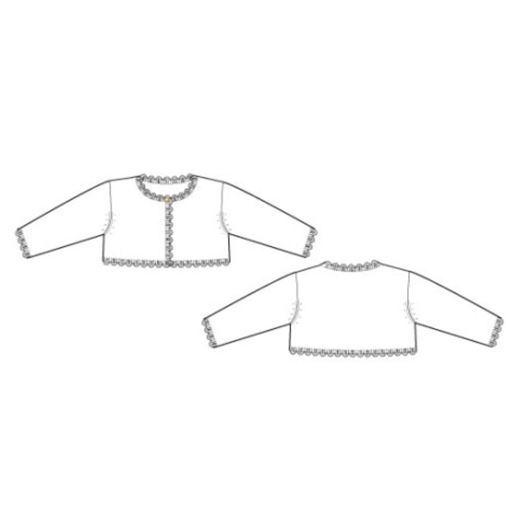 JANIE AND JACK S TR WHT CROPPED LS CARDI E1