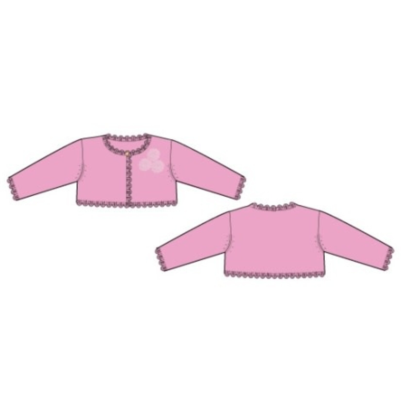 JANIE AND JACK S PNK CROPPED LS CARDI E1