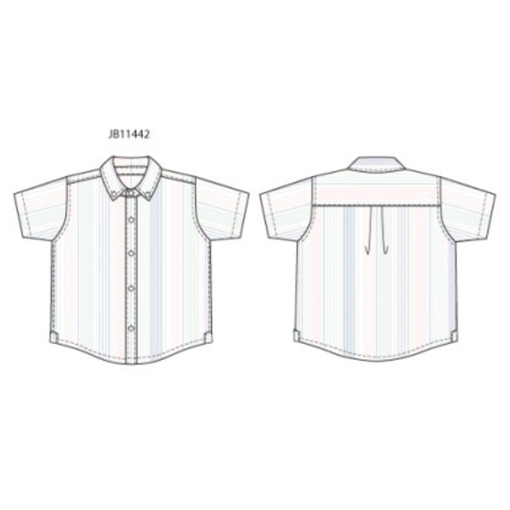 JANIE AND JACK W X MLTI SEERSUCKER SS TOP ESTR1