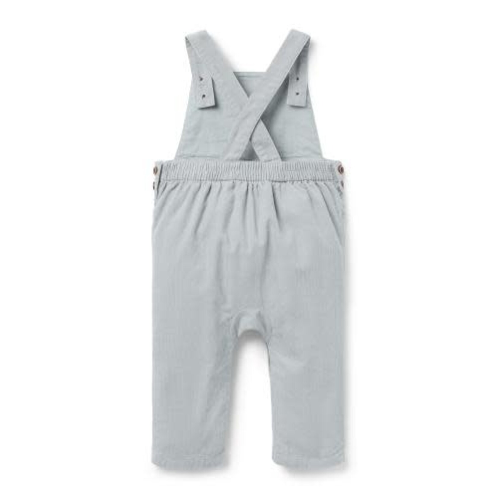 JANIE AND JACK B W GREY WALRUS ICON CORD OVERALL W1