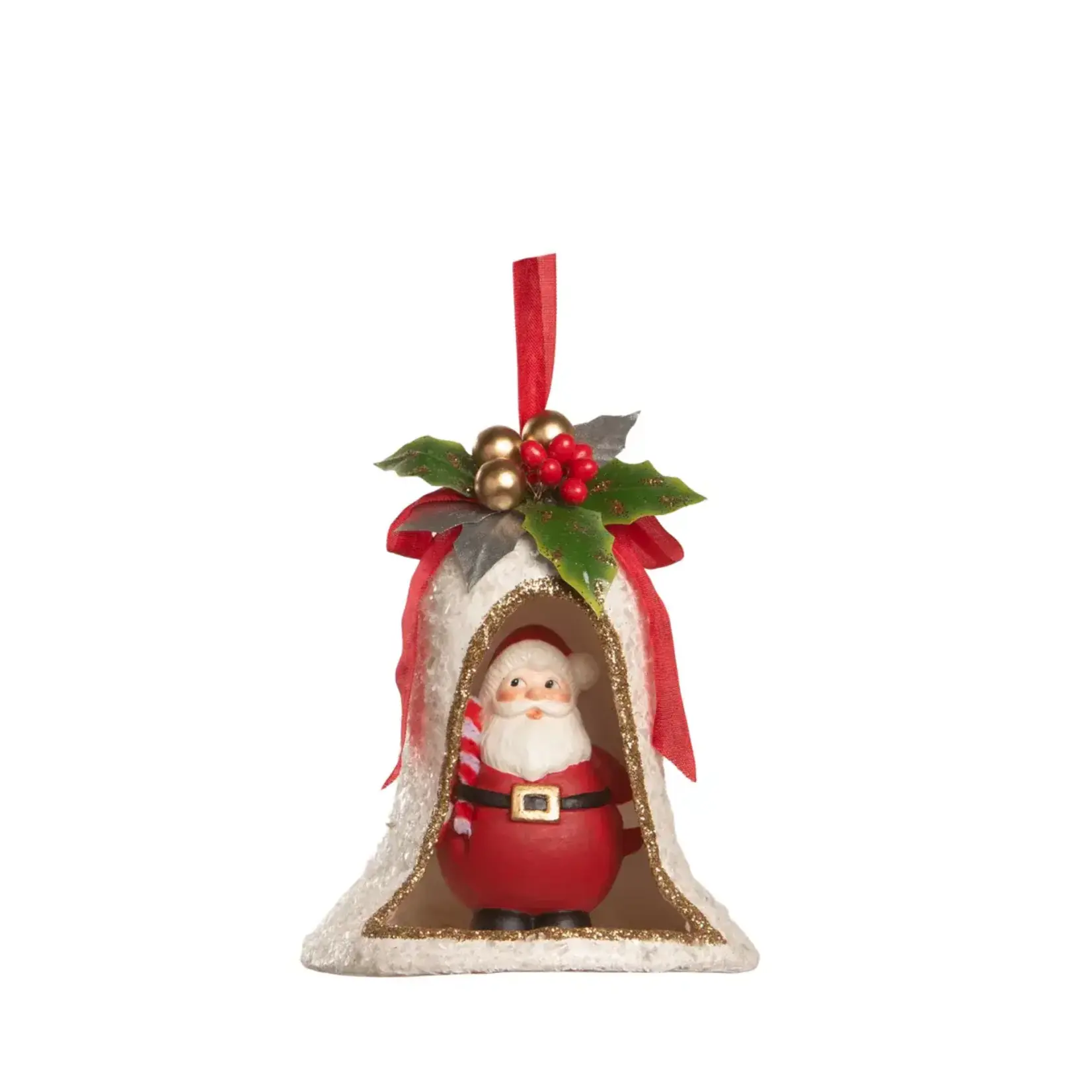 Bethany Lowe Designs, Inc. Kitschmas Santa in Bell
