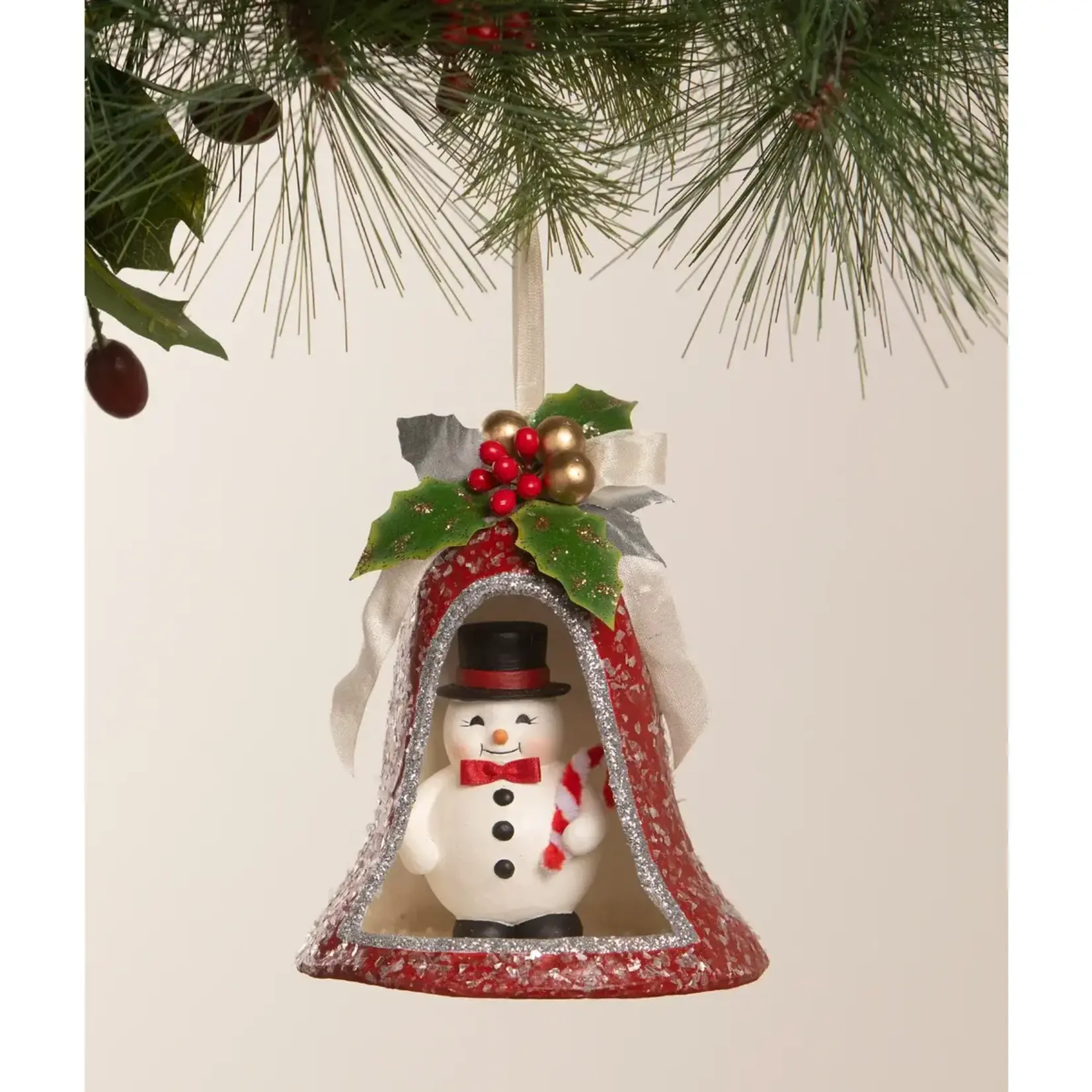 Bethany Lowe Designs, Inc. Kitschmas Snowman in Bell
