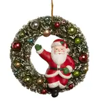 Bethany Lowe Designs, Inc. Kitschmas Santa in Wreath
