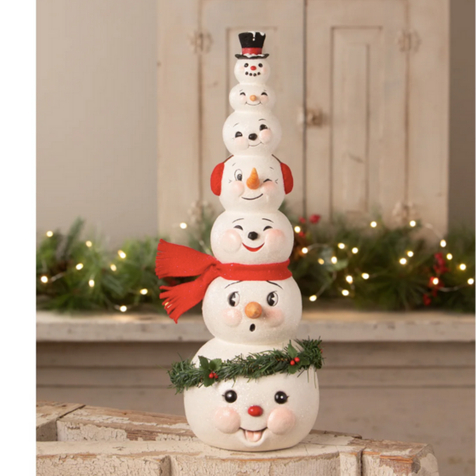 Bethany Lowe Designs, Inc. Happy Snowman Stack |