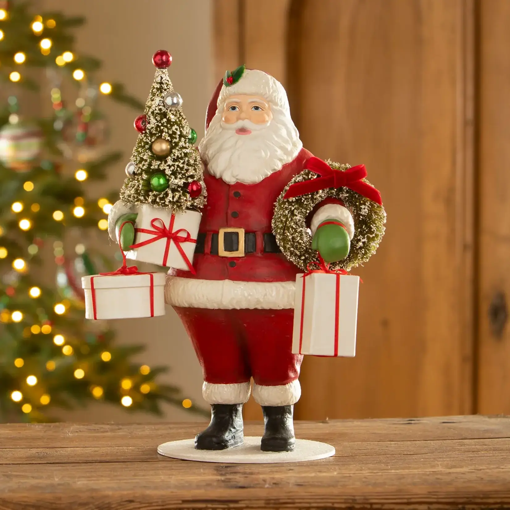 Bethany Lowe Designs, Inc. Santa With Christmas Presents