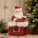 Bethany Lowe Designs, Inc. Ho Ho Santa Chimney Container