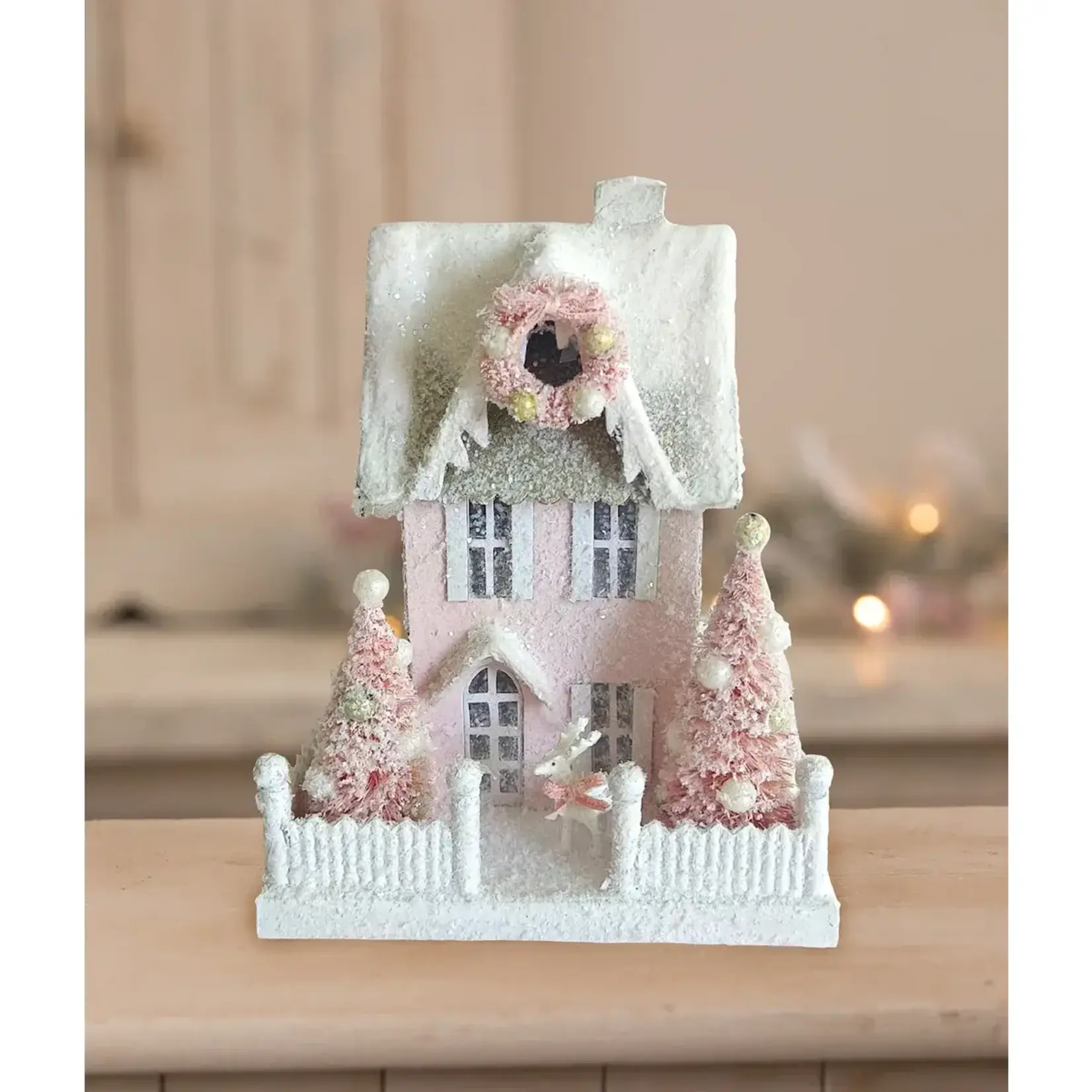 Bethany Lowe Designs, Inc. Pretty in Pink Cottage