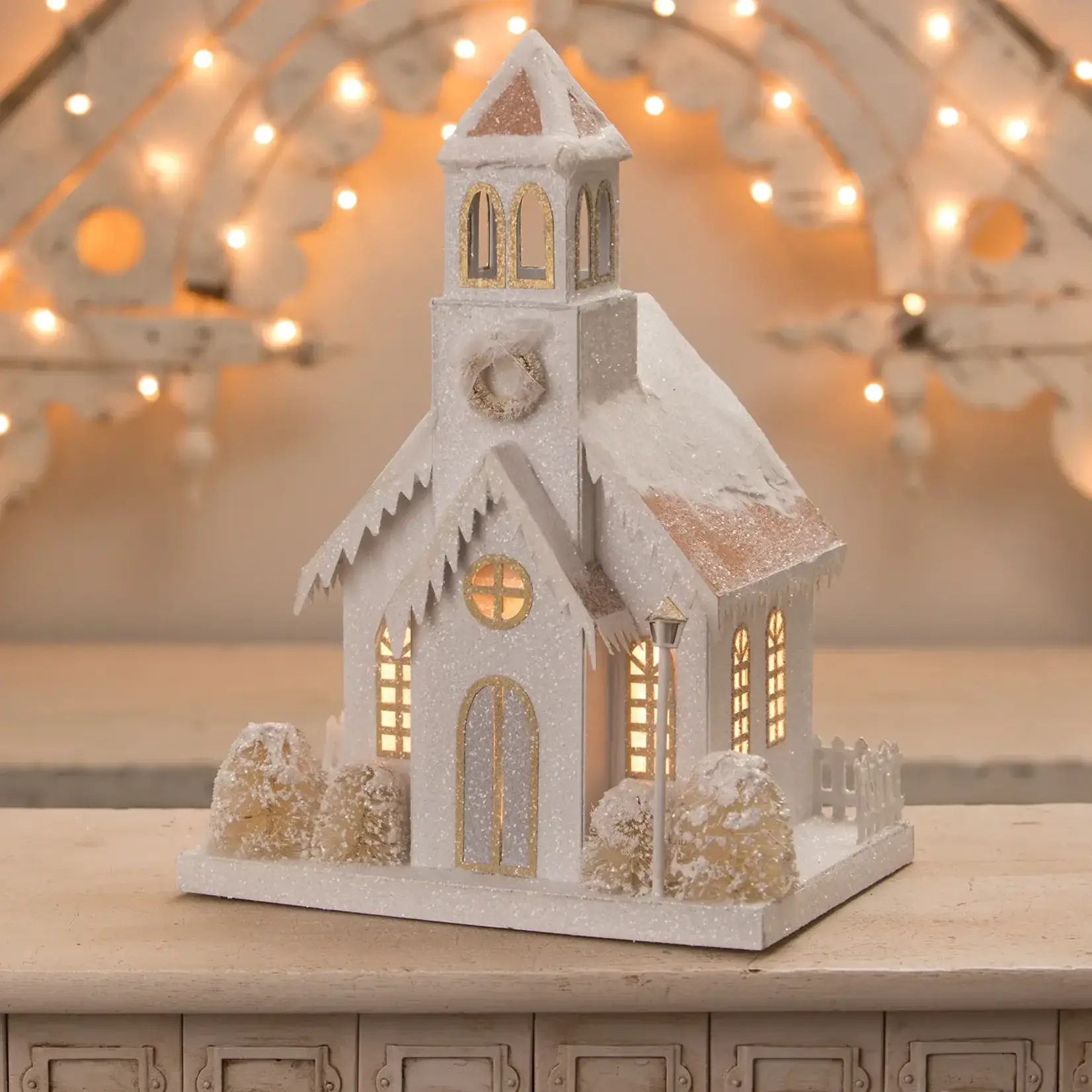 Bethany Lowe Designs, Inc. Metallic Church