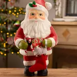 Bethany Lowe Designs, Inc. Vintage Santa With Stocking
