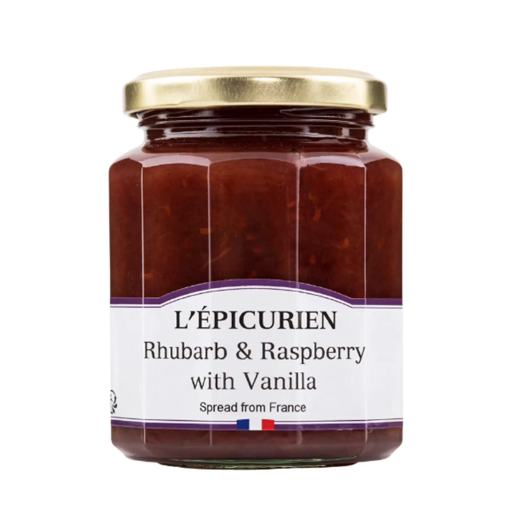The French Farm L'epicurien Rhubarb, Raspberry and Vanilla Preserves