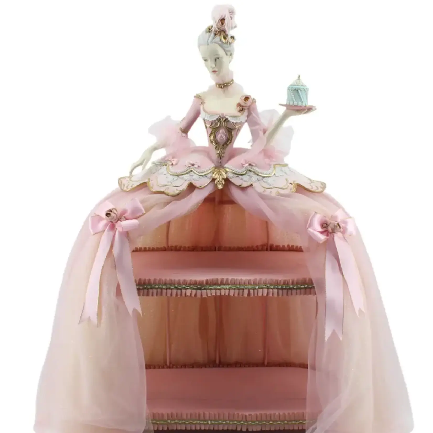 Green Import Limited XR13282 RESIN LADY CAKE DISPLAY RACK 37.5" | PK