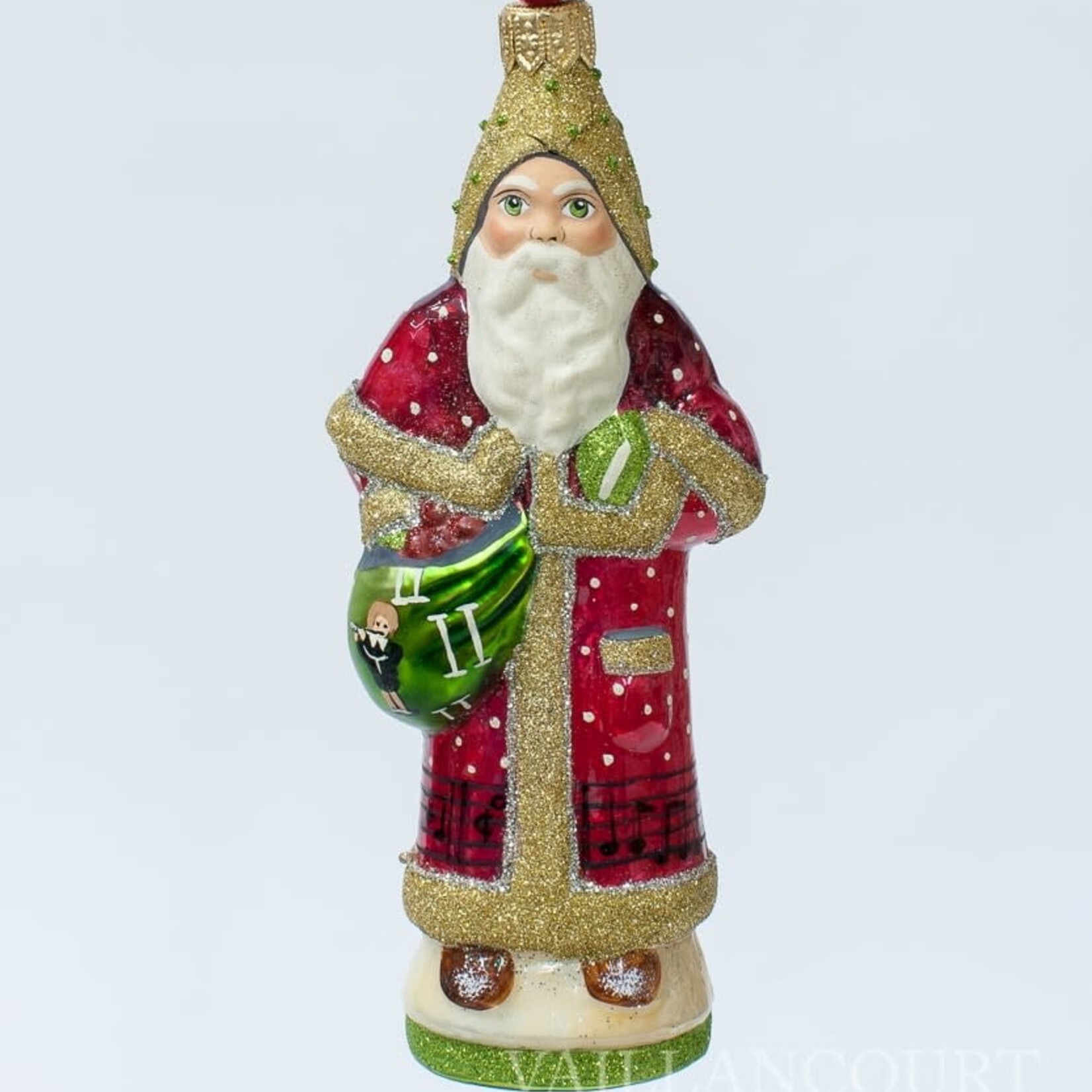 Vaillancourt Folk Art 11th Day of Christmas Glimmer Ornament
