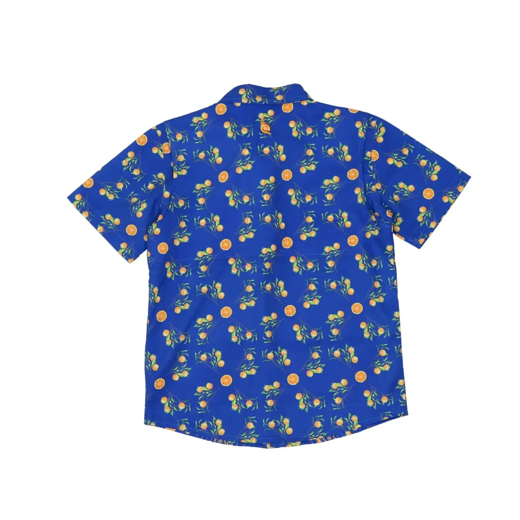 Blue Quail Guayabera - Citrus Lattice Short Sleeve Shirt