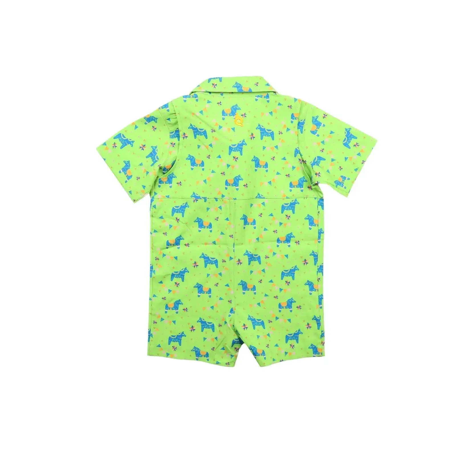 Blue Quail Guayabera- Fiesta Short Sleeve Romper