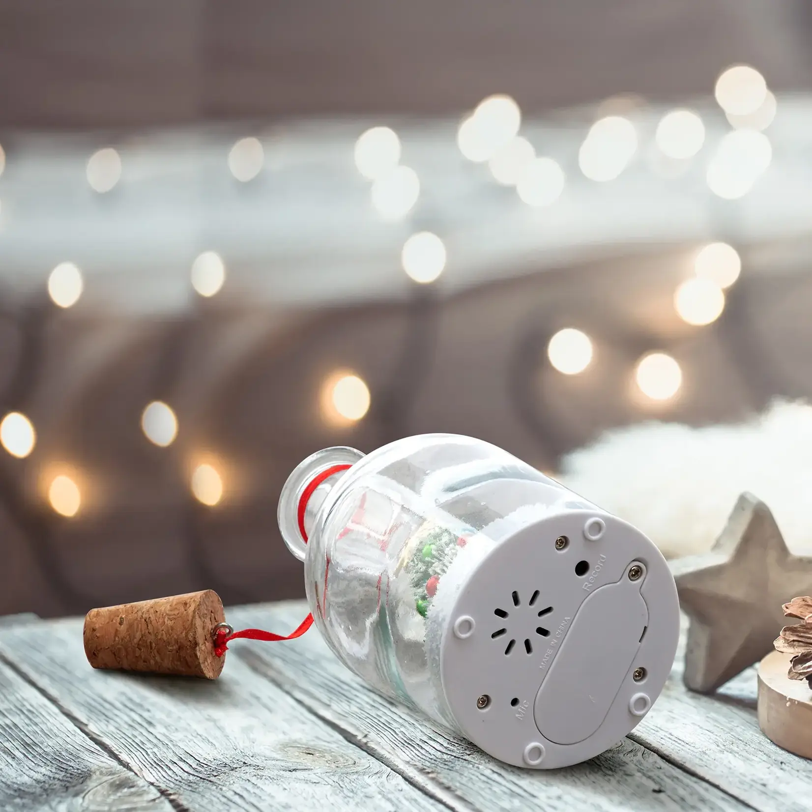 Mr. Christmas Illuminated Message In A Bottle Christmas Decoration