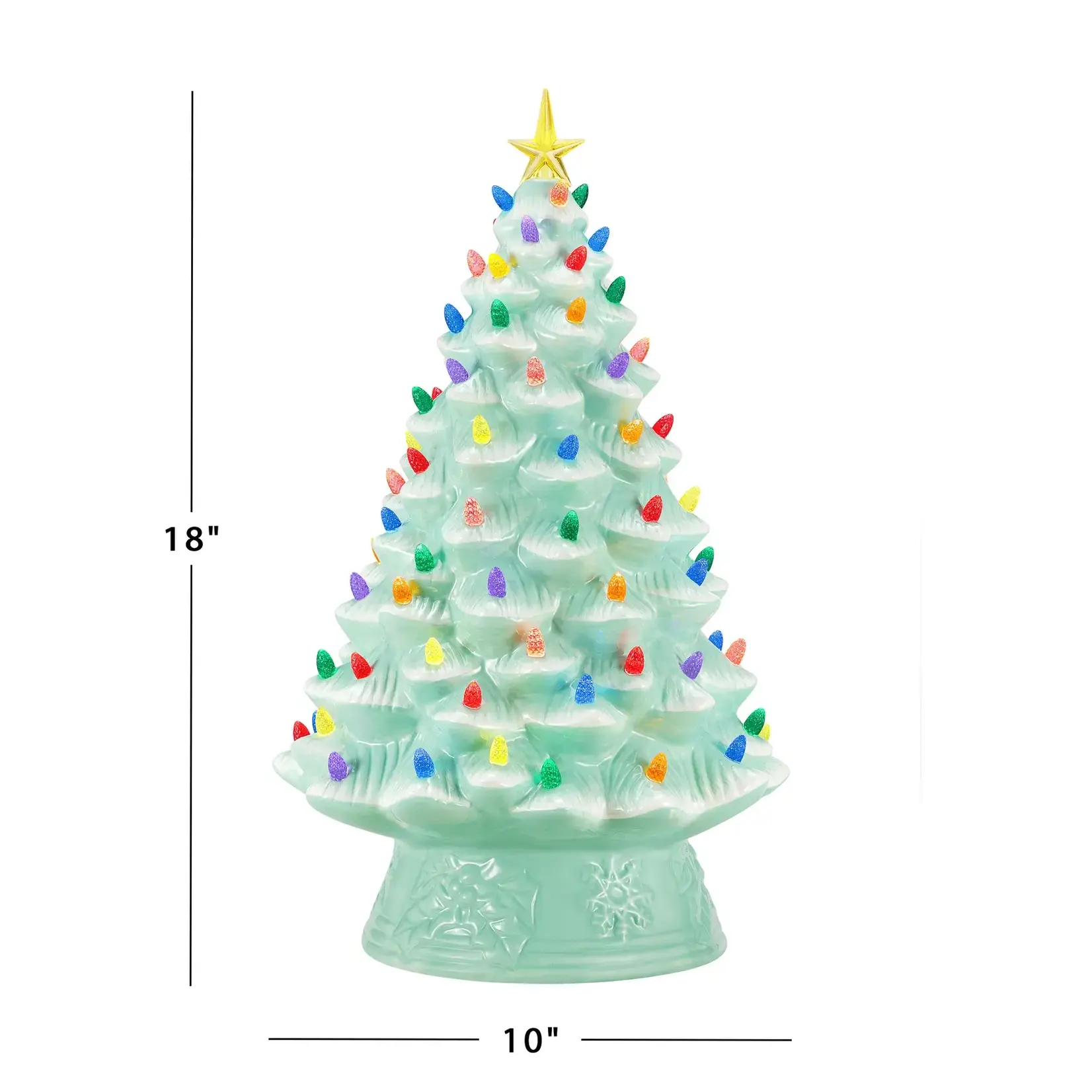 Mr. Christmas 18" Nostalgic Tree - Seafoam