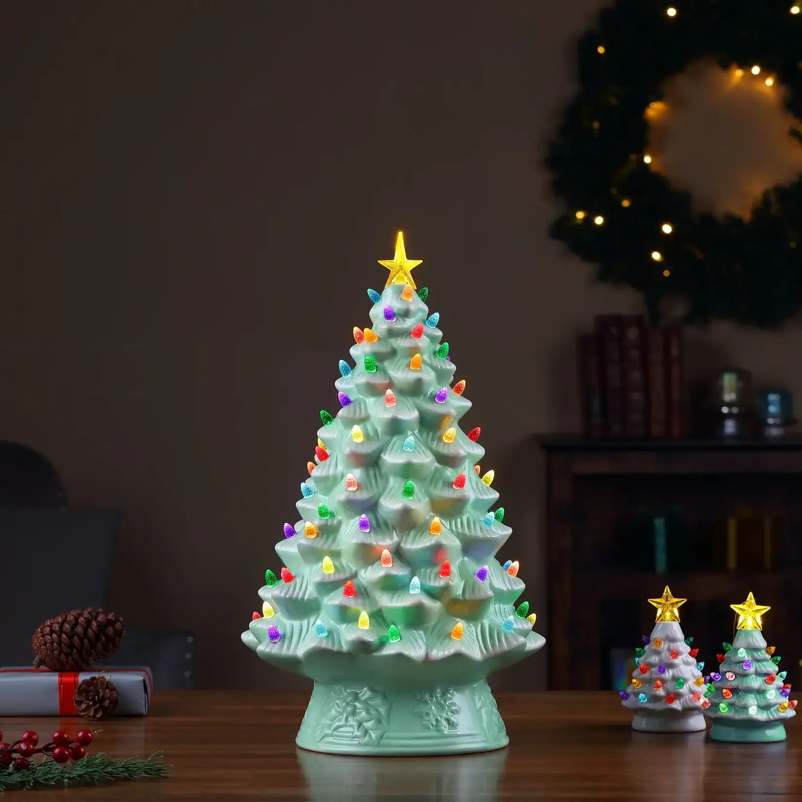 Mr. Christmas 18" Nostalgic Tree - Seafoam