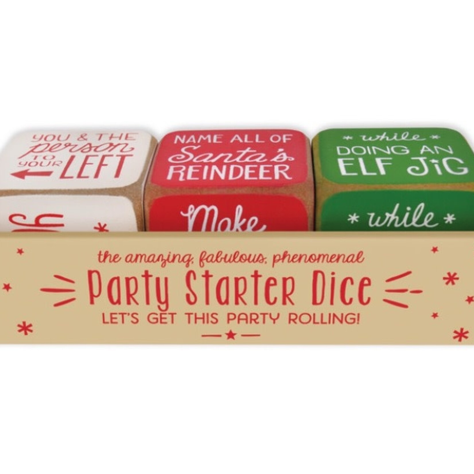 Demdaco Design for the Home Party Starter Dice Set