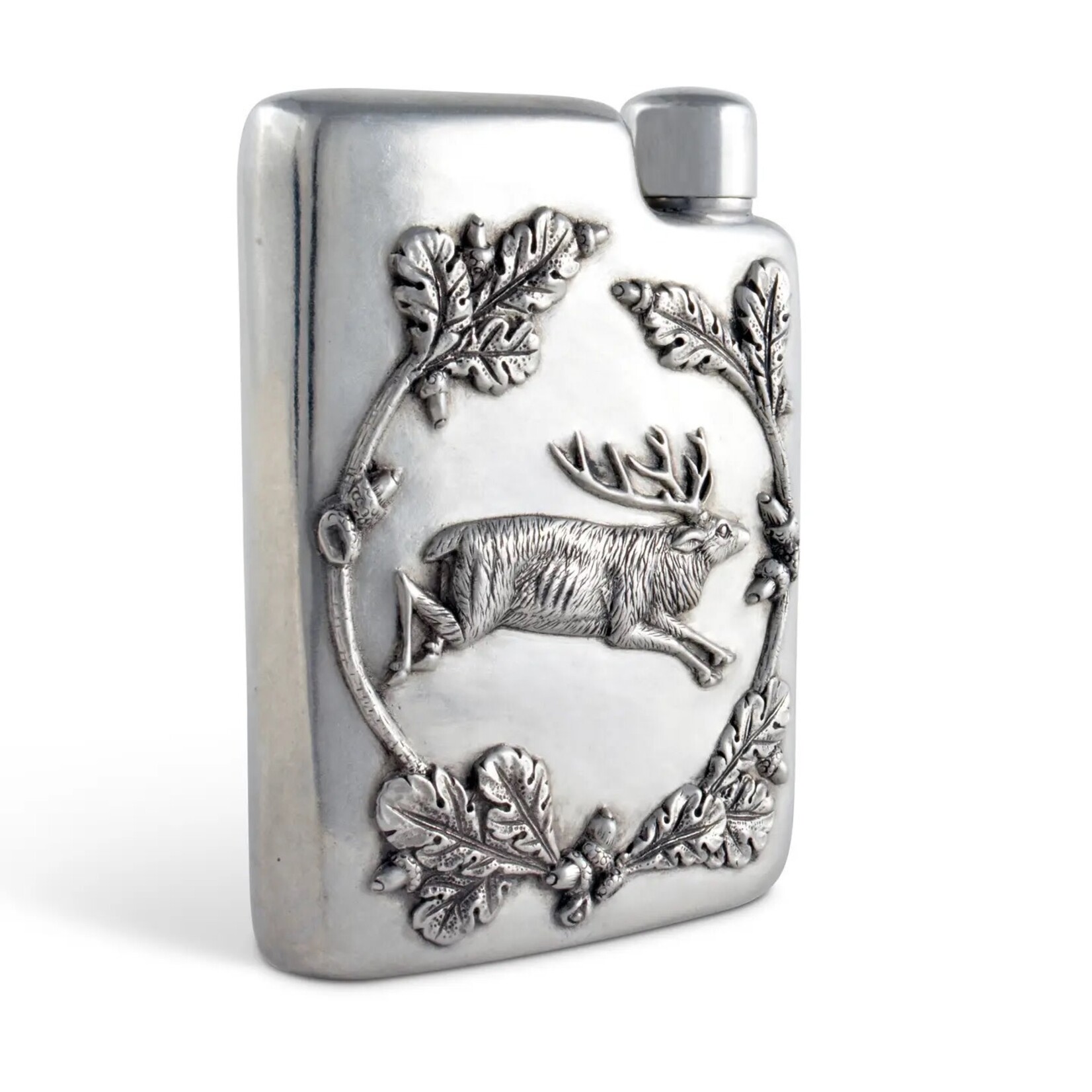 Vagabond House Black Forest Pewter Flask