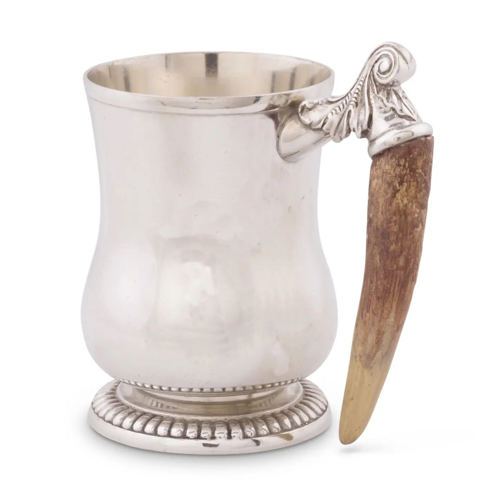 Vagabond House Curved English Mug - Antler Handle