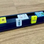 Peace Love Mahjong Navy Mahjong Racks & Pushers (Set of 4)