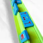 Peace Love Mahjong Chartreuse Mahjong Racks & Pushers (Set of 4)