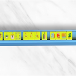 Peace Love Mahjong French Blue Mahjong Racks & Pushers (Set of 4)