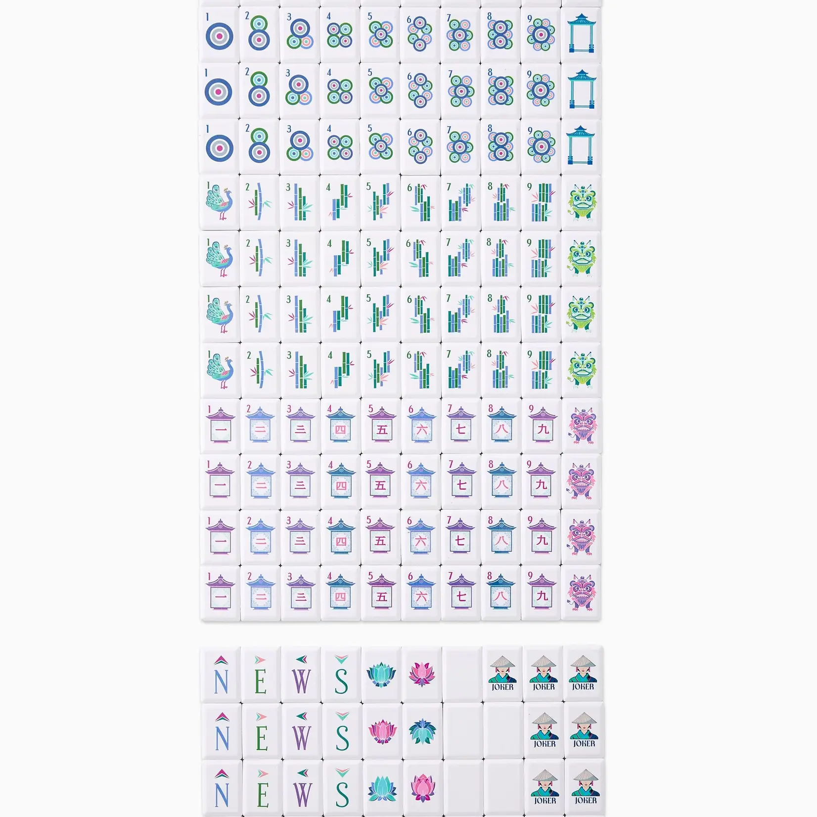 Oh My Mahjong Cadet Debutante Tile Set