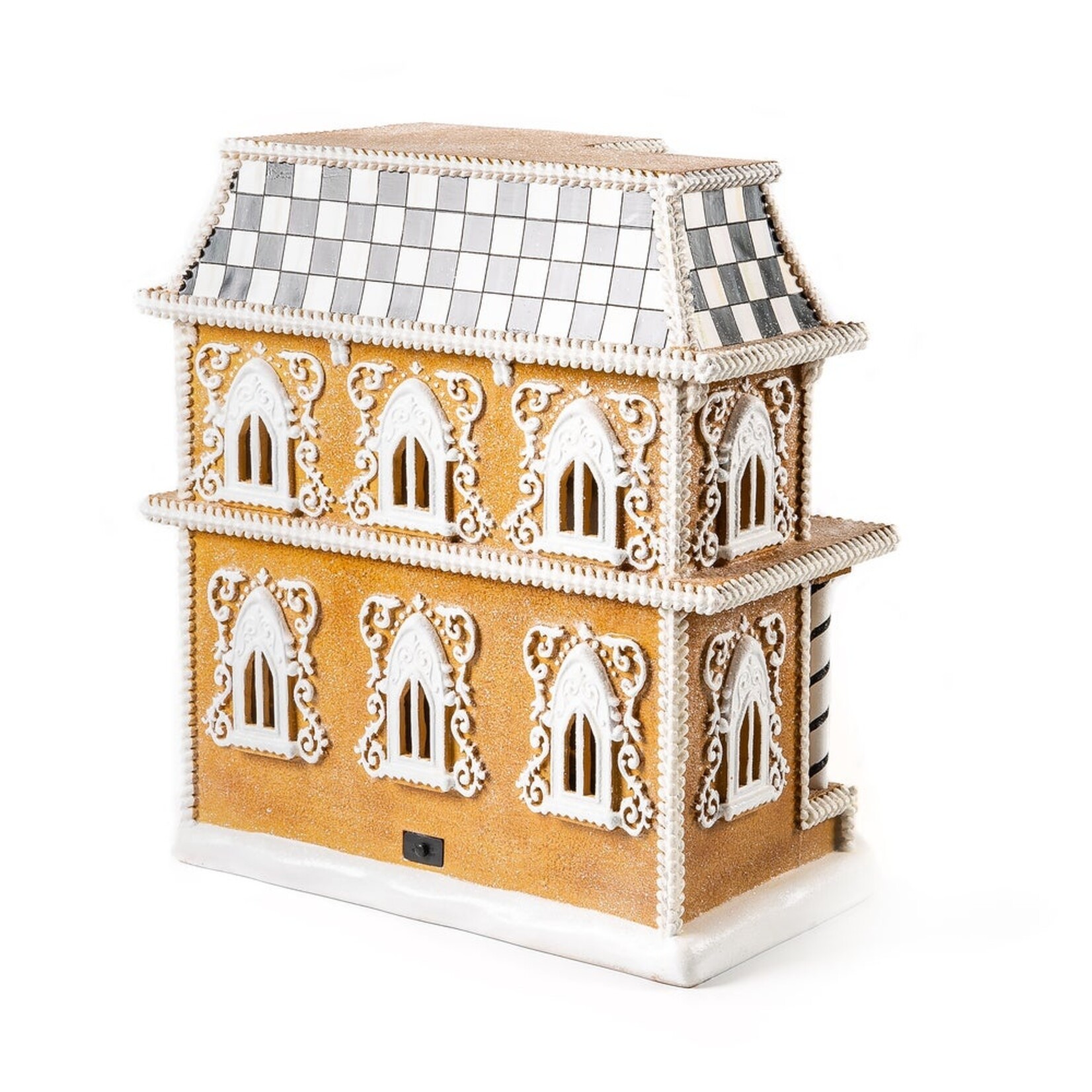 MacKenzie-Childs gingerbread illuminated house