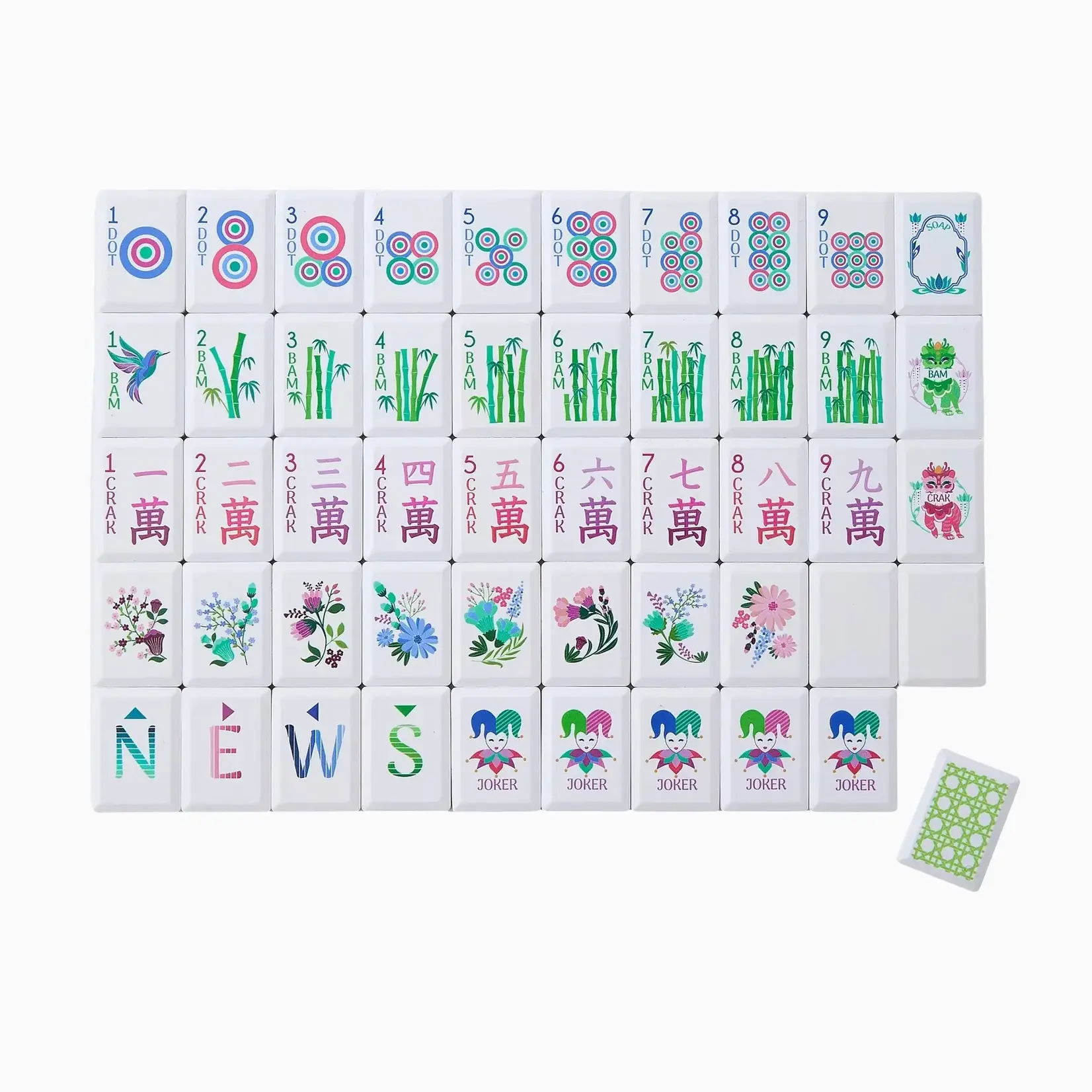 Oh My Mahjong Jardin Debutante Tile Set