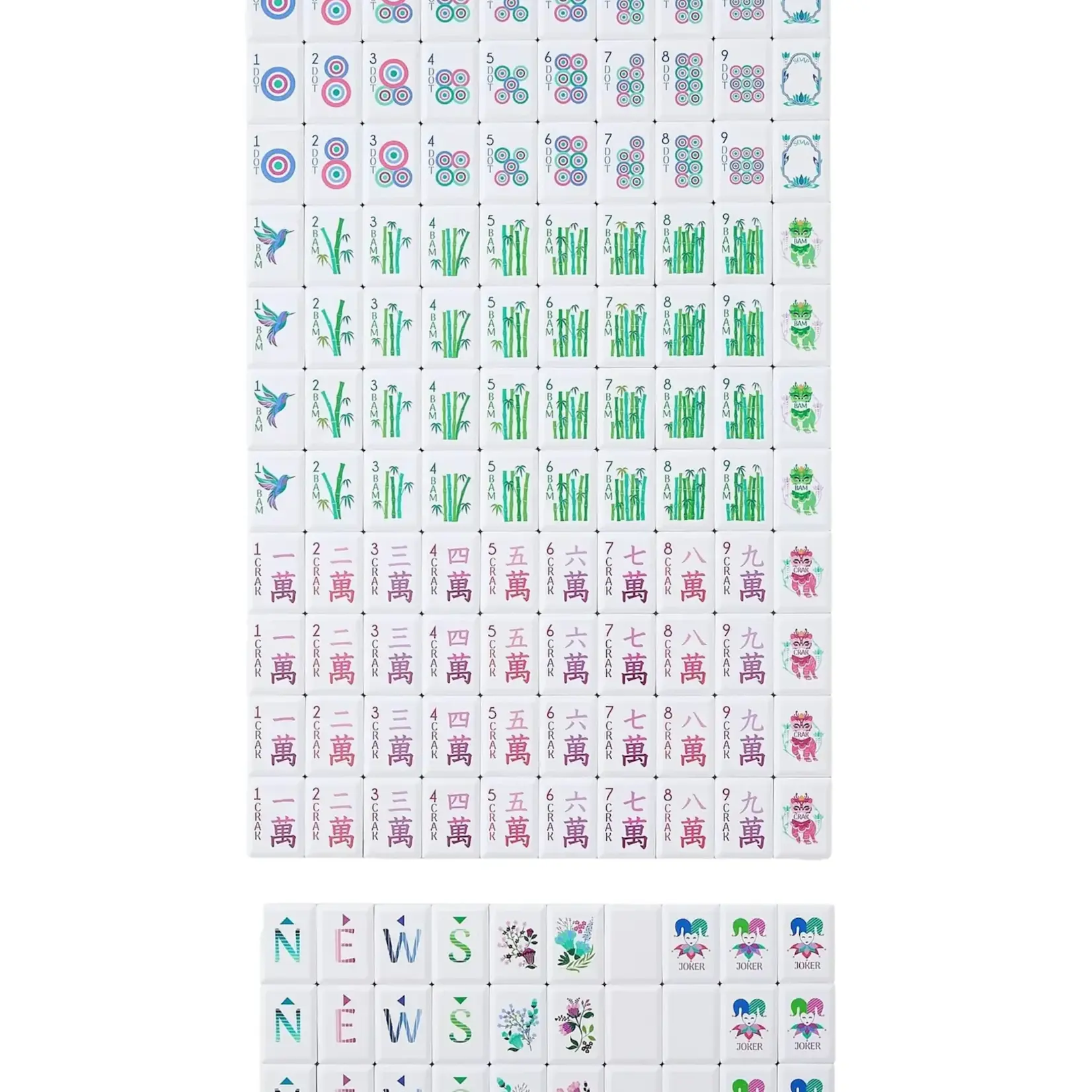 Oh My Mahjong Jardin Debutante Tile Set