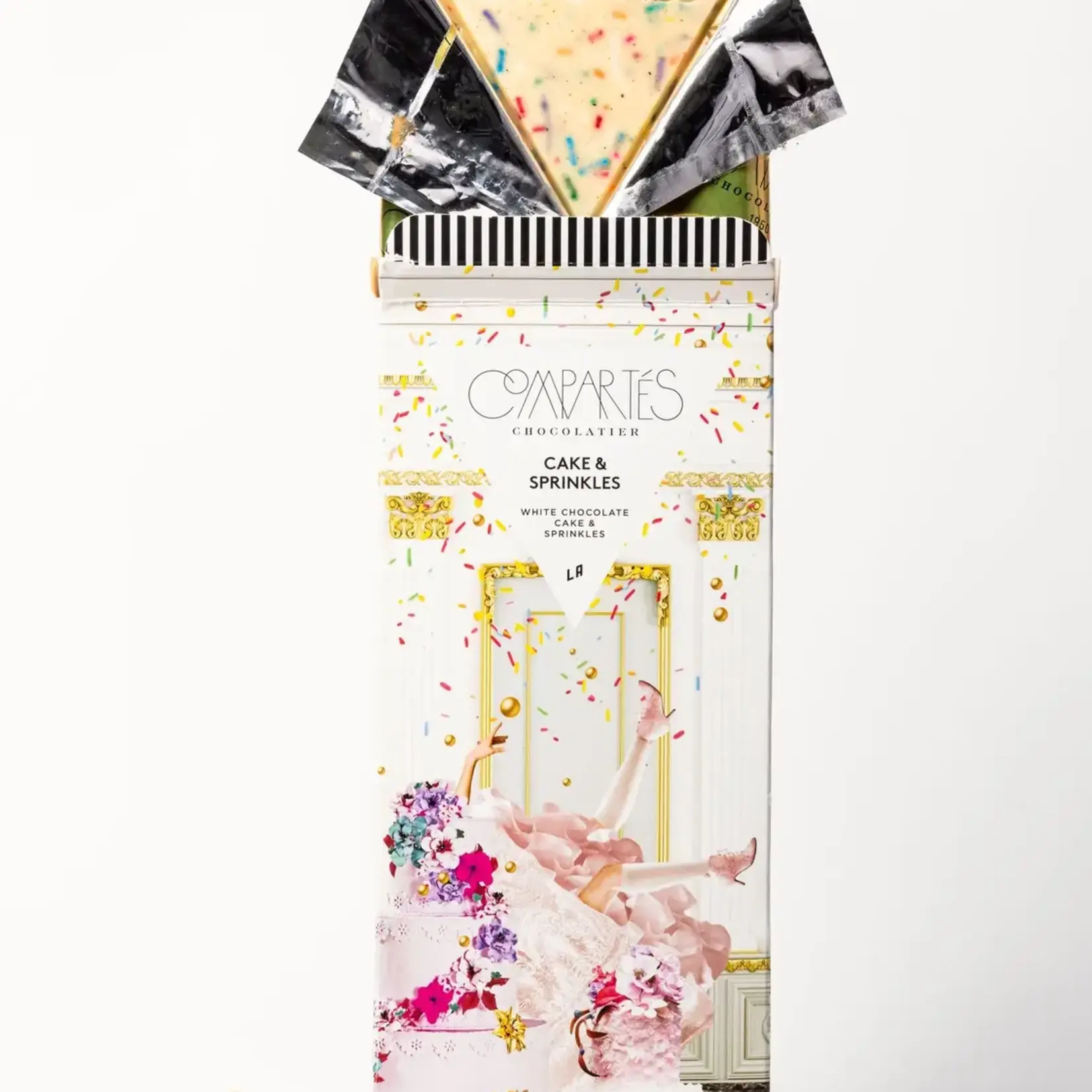 Compartes Chocolate Cake and Sprinkles Chocolate Bar