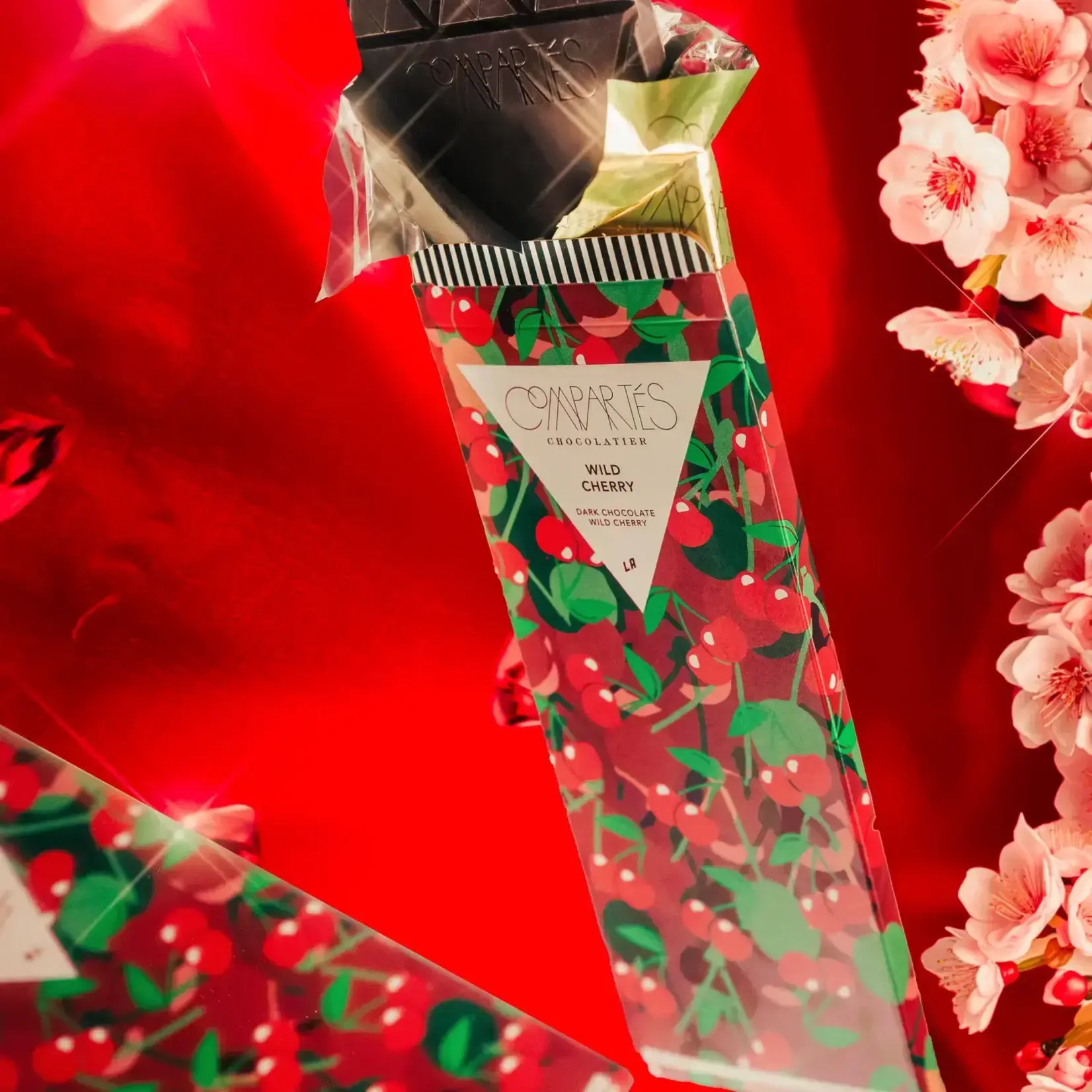 Compartes Chocolate Wild Cherry Gourmet Chocolate Bar