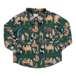 Pink Chicken boys jack shirt - animals of asia