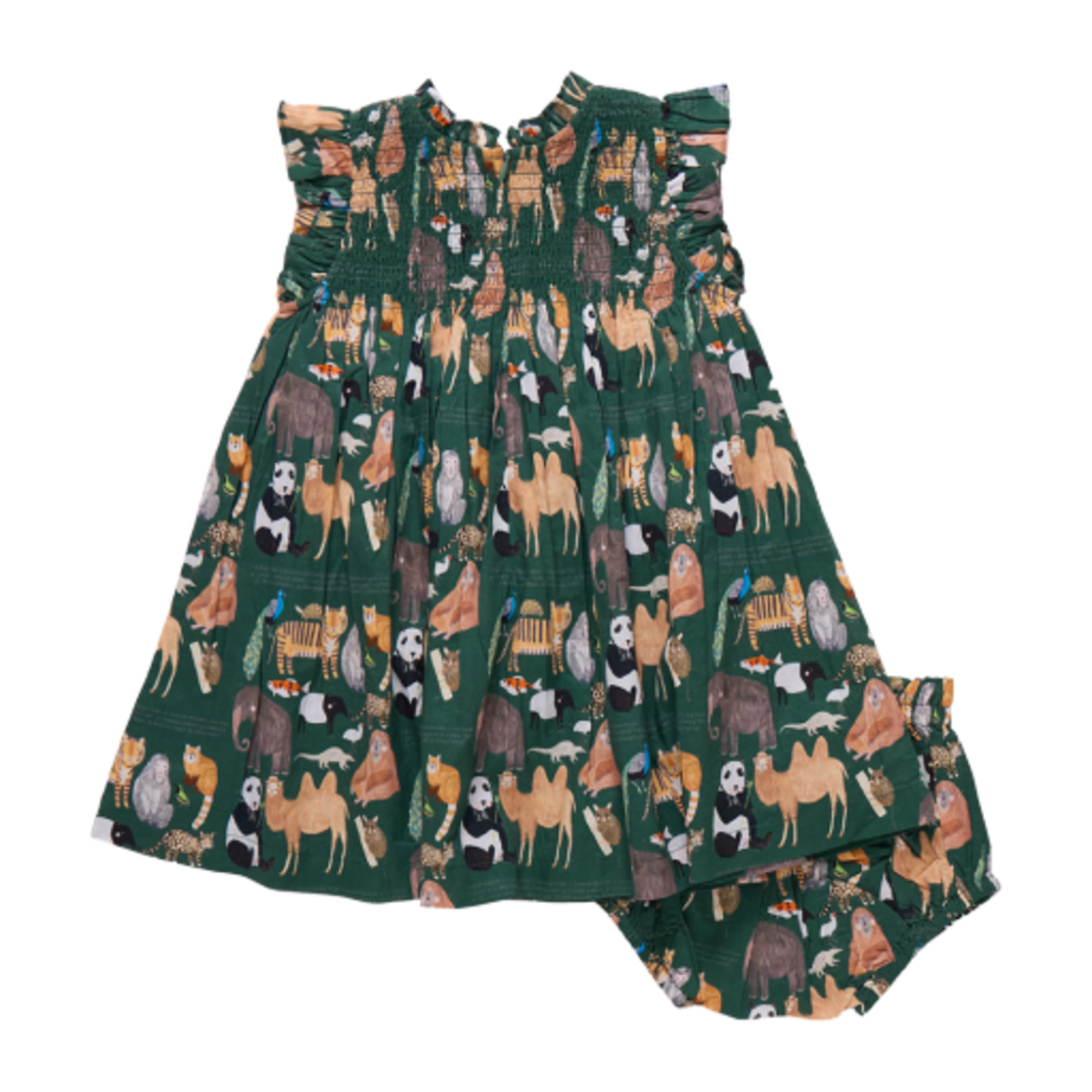 Pink Chicken baby girls stevie dress set - animals of asia