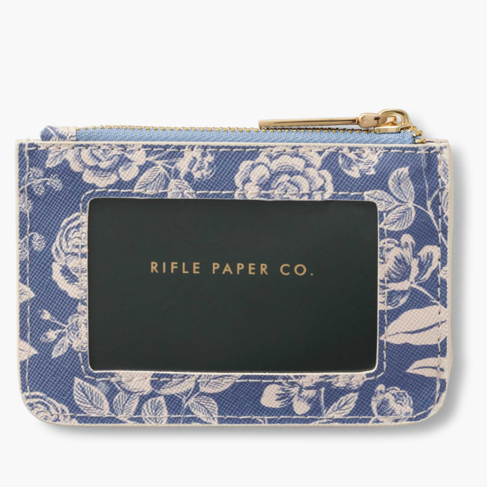 Rifle Paper Company English Rose Key Ring Card Case